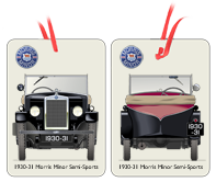 Morris Minor Semi-Sports 1930 Air Freshener